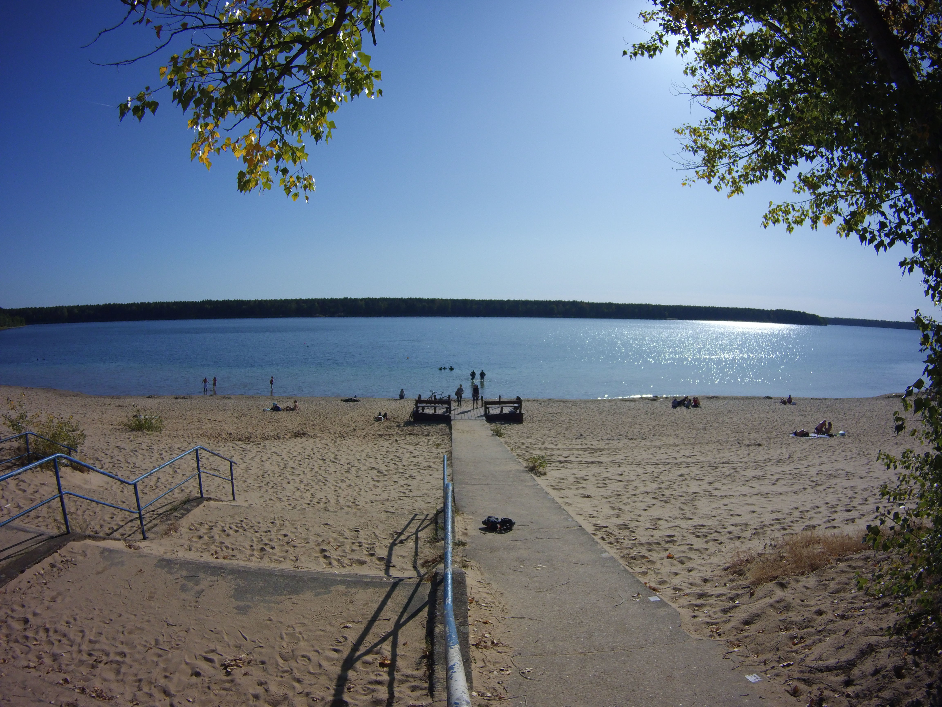 Werbellinsee an der Tauchbasis Werbellinsee Bild - Werbellinsee
